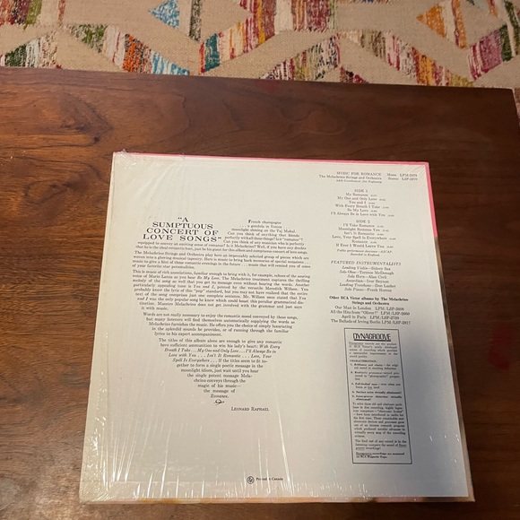 ❤️ Sexy Vintage Music For Romance 1964 RCA Dynagroove Vinyl Record ❤️ - Picture 7 of 10